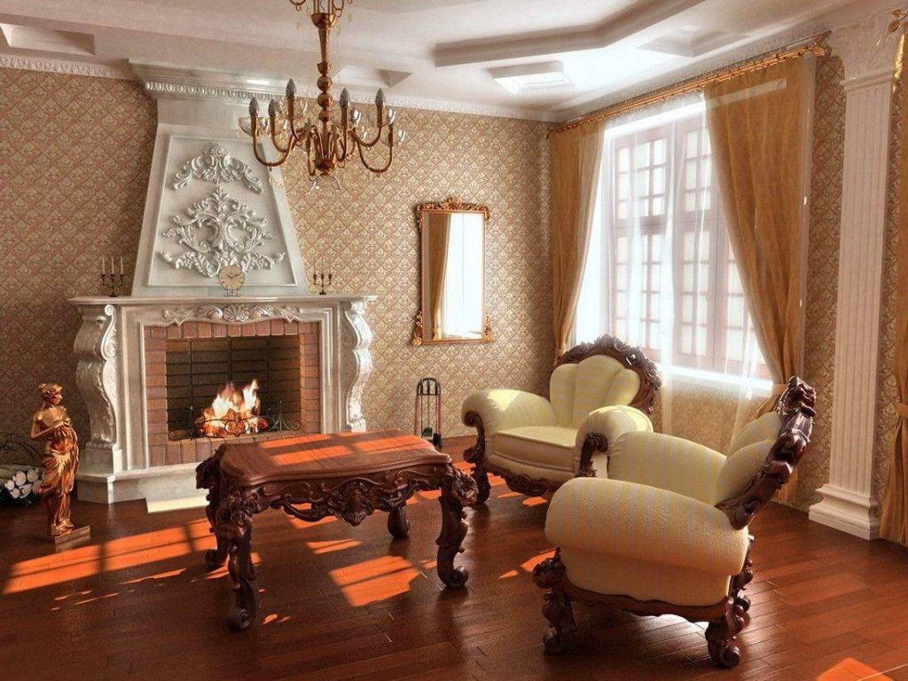 Зал в стиле барокко фото: гостиной дизайн, интерьер и архитектура в россии, лестницы