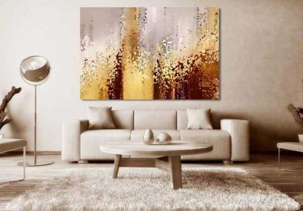 Развешанные картины: как красиво повесить в зале над диваном, модные составные картины для интерьера в современном стиле