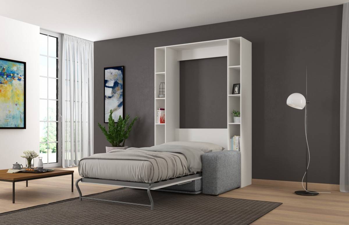 Кровать-трансформер для малогабаритной квартиры (60 фото): кровать-стол и кресло-кровать, кровать-комод и шкаф-кровать в комнате