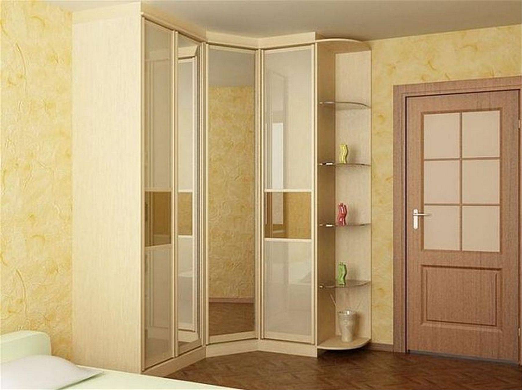 Угловой шкаф в спальню: идеи, дизайн и размеры, интерьер маленькой спальни с угловым шкафом