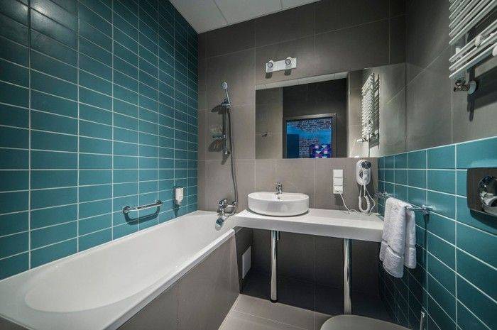 Бирюзовая ванная комната (61 фото): примеры дизайна ванной в этом цвете. разбираемся в тонах, создаем красивый интерьер
