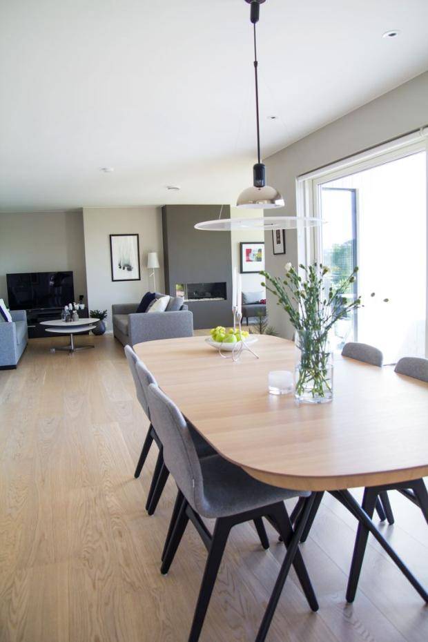 Кухня-гостиная в скандинавском стиле (37 фото): дизайн в интерьере совмещенного помещения