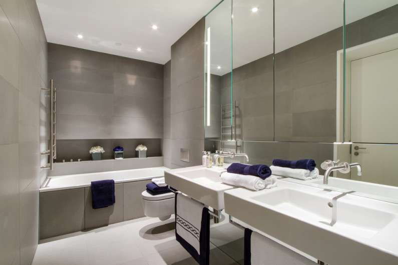 Как обустроить интерьер, чтобы получилась уютная ванная комната с дизайном на фото 6кв.м если санузел совмещенный