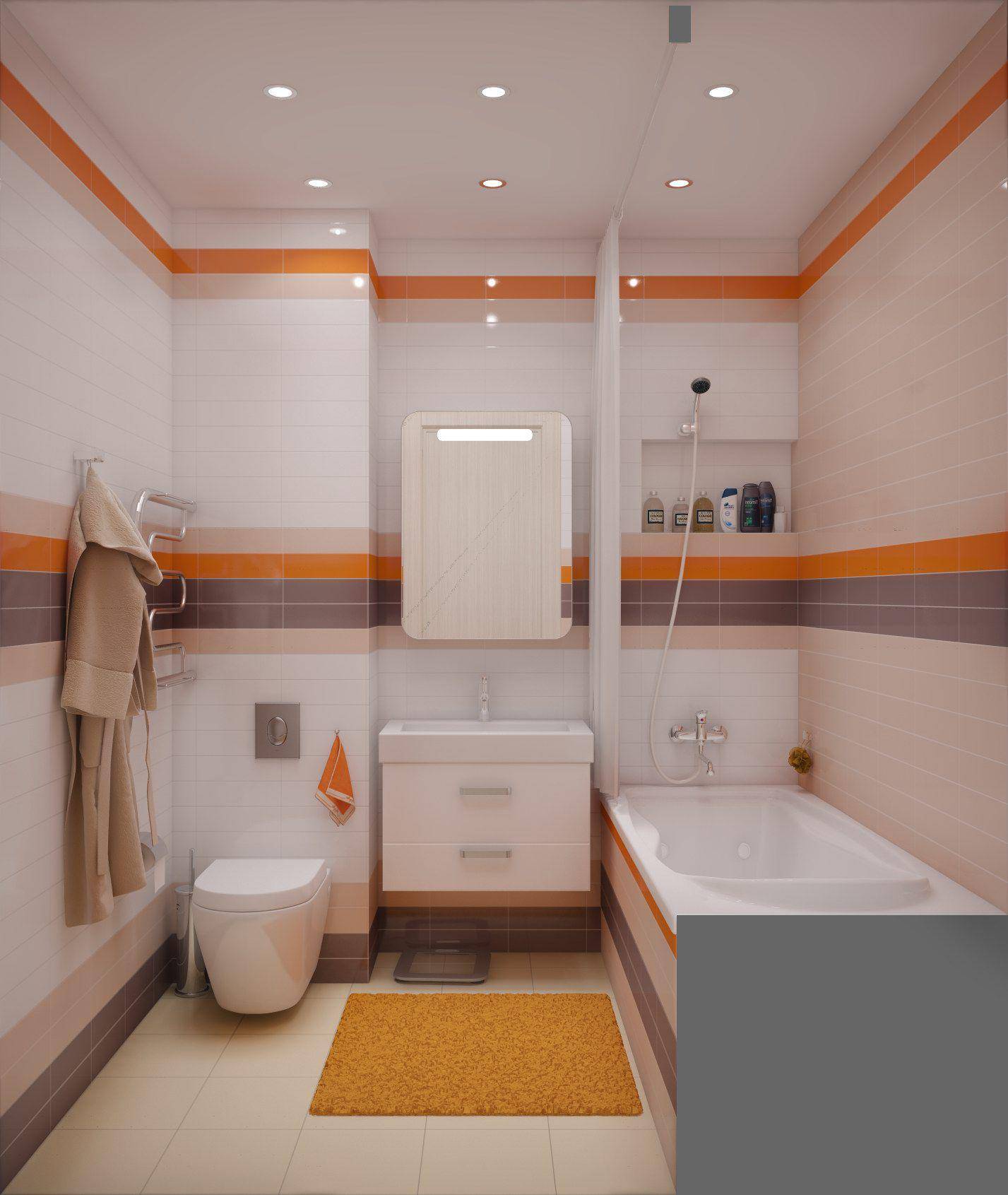 Фото дизайна ванной совмещенной с туалетом