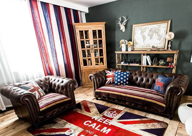 Комната в стиле лондон: особенности британского шика (+35 фото)