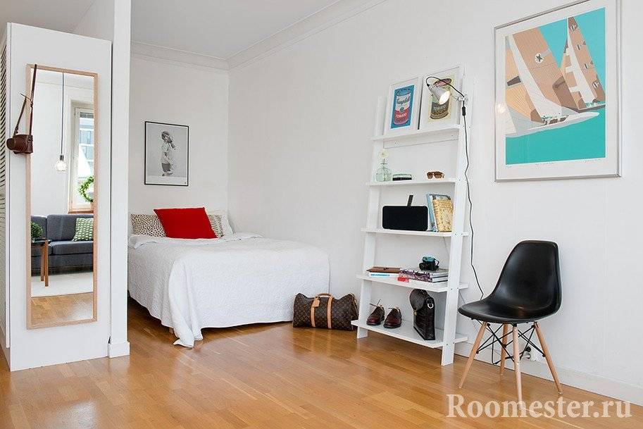 Дизайн однокомнатной квартиры с нишей (47 фото): интерьер комнаты с нишей для кровати в спальне. как расставить мебель?