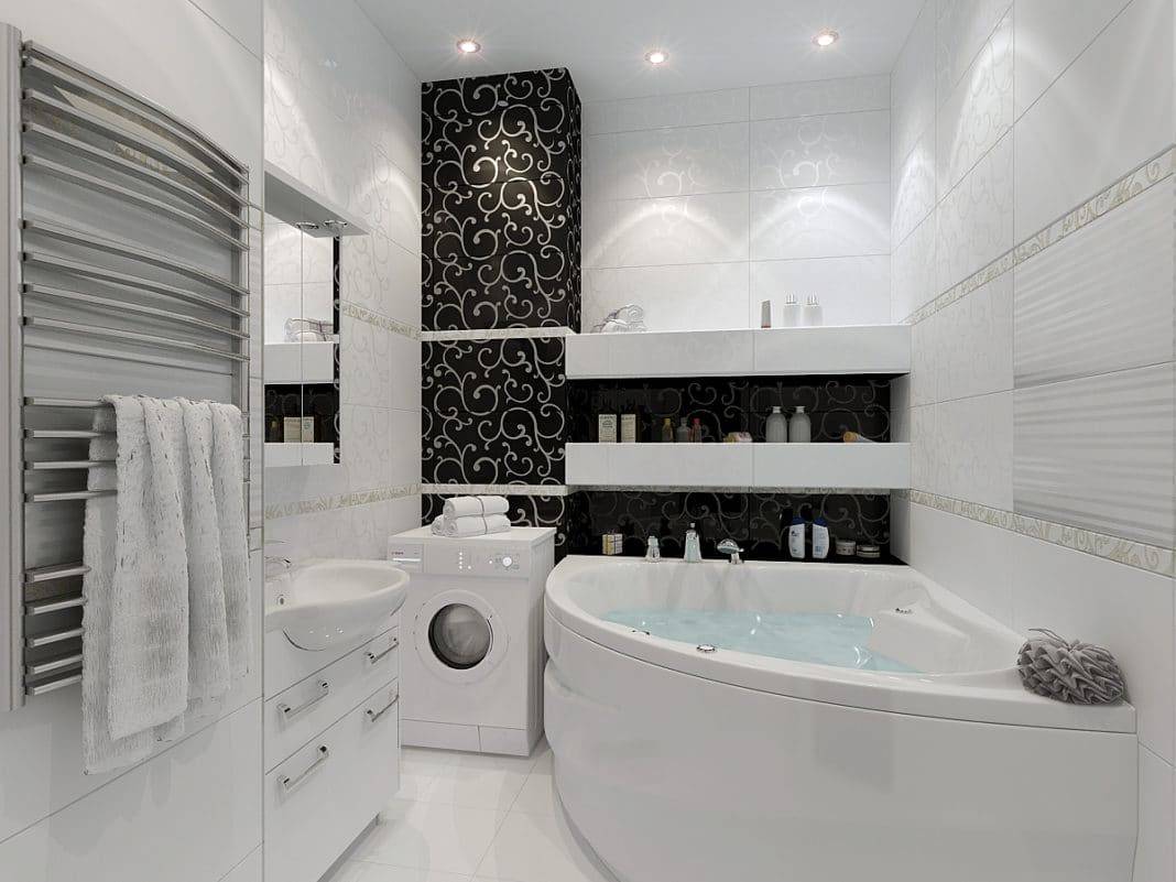 Серая ванная — дизайн, идеи оформления и особенности подбора стиля интерьера (115 фото)