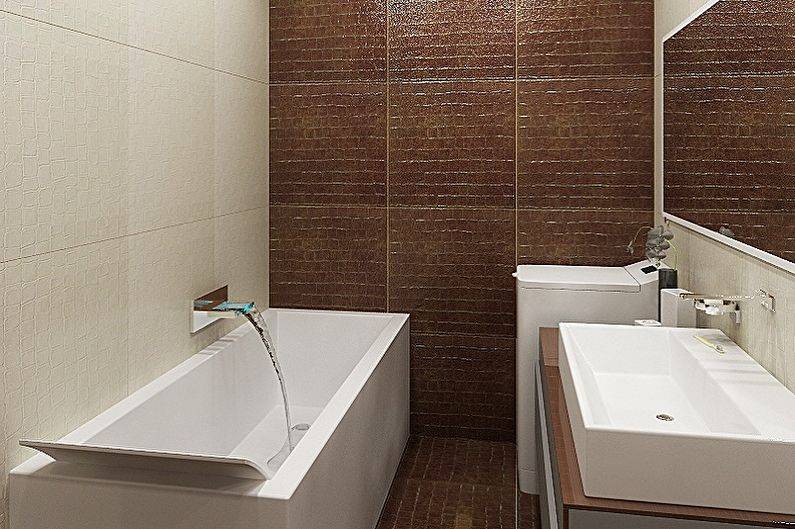 Каким должен быть дизайн ванной комнаты 5 кв. м.