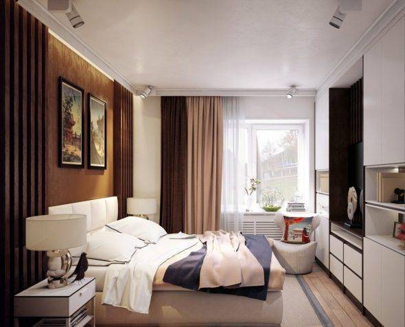 Дизайн маленькой спальни 6-7 кв. м