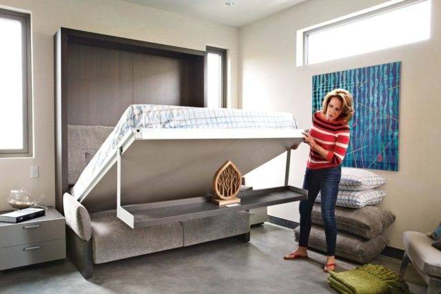 Шкаф-кровать трансформер – стильный формат экономии места. 110 фото лучших идей