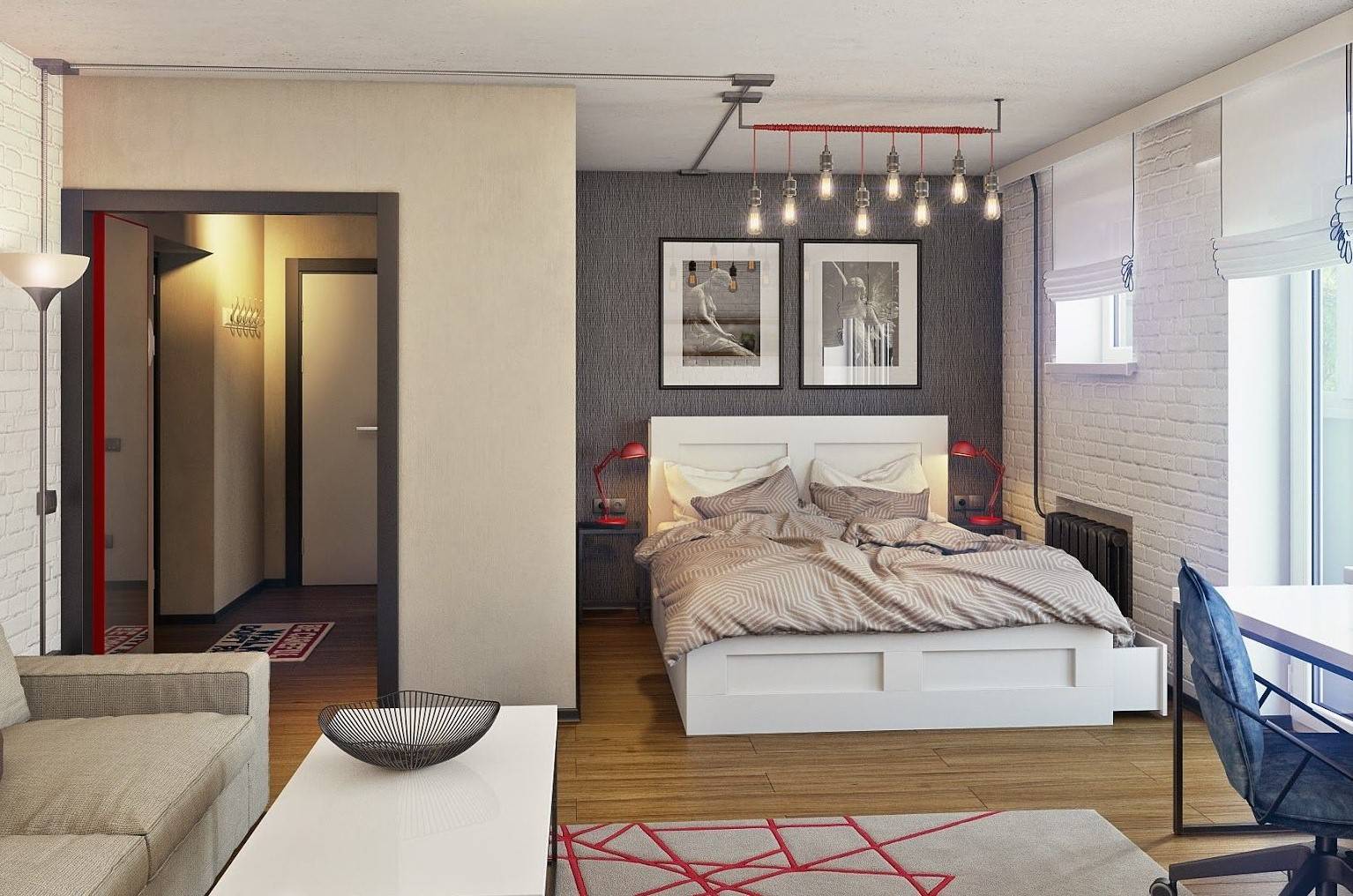 Дизайн кровати в гостиной ( 34 фото): идеи оформления интерьера диваном-трансформером вместо кровати, выбор модели для зала площадью 18 кв. метров