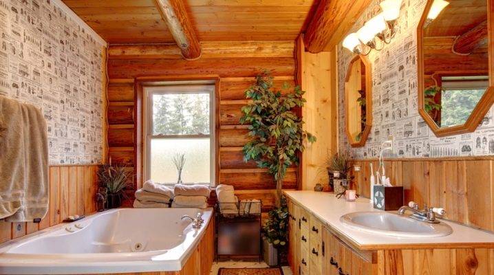 Ванные комнаты в частных домах: интересные идеи дизайна