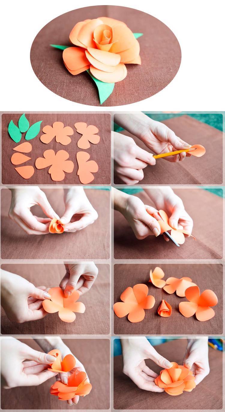 Как сделать цветы своими руками: мастер-класс изготовления из подручных материалов. пошаговое описание создания цветов (105 фото и видео)