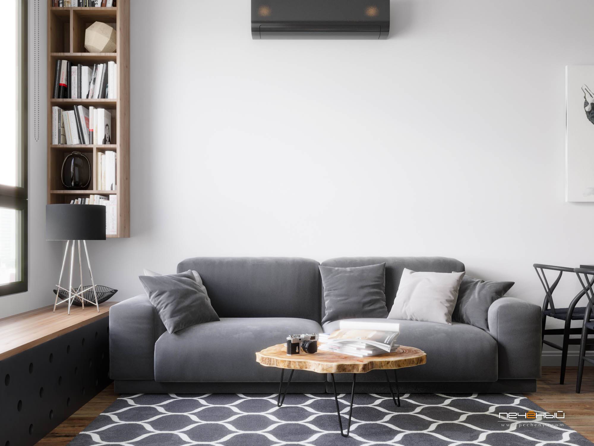 Новый тренд из швеции: интерьер квартиры в серых тонах
