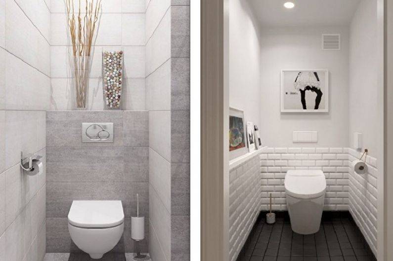 Дизайн туалета маленького размера + фото