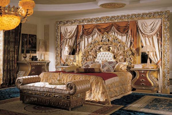 Интерьер в стиле барокко: дизайн гостиной, кухни, спальни