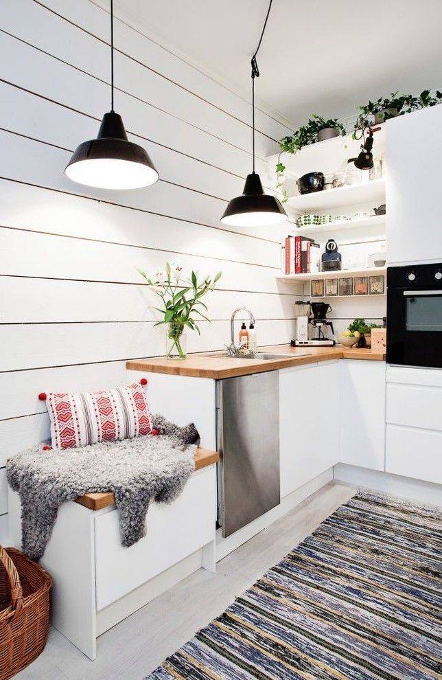 Кухня гостиная в скандинавском стиле: фото модных дизайнов