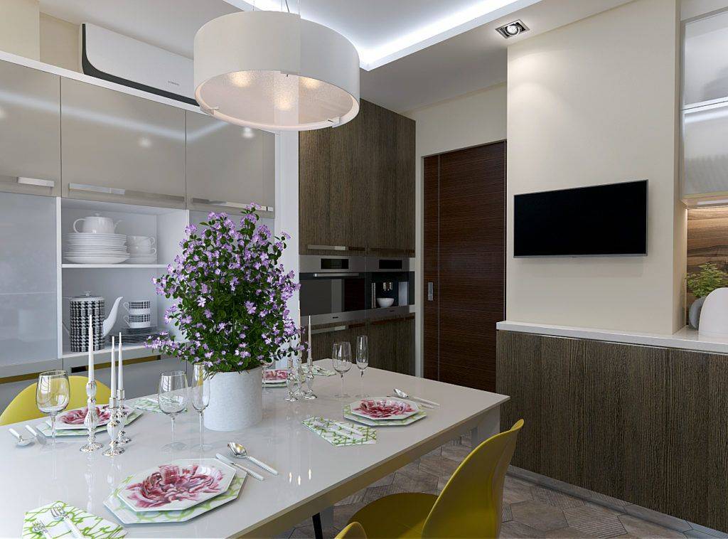 Вентиляционный короб на кухне: как обыграть, дизайн с выступом над кухонным гарнитуром при входе нестандартной кухни
 - 24 фото