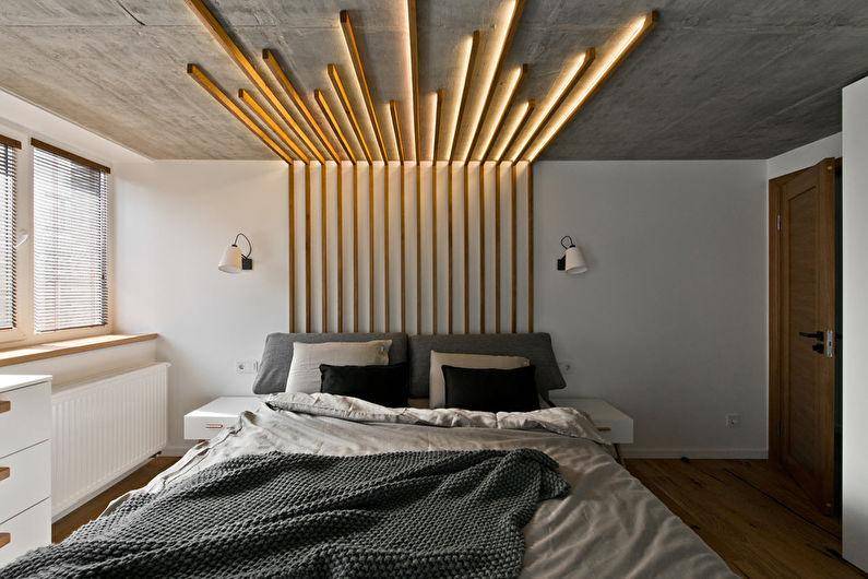 Спальня в стиле лофт своими руками: дизайн, фото - постройки