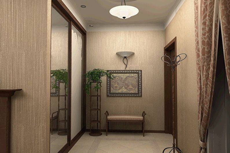 Обои для коридора, расширяющие пространство фото (51 фото): идеи для узкого длинного коридора в квартире или прихожей