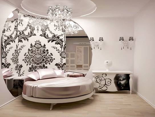 Круглая кровать (52 фото): размеры, своими руками, вангсвик, икеа, полукруглая в интерьере спальни, дизайн, видео