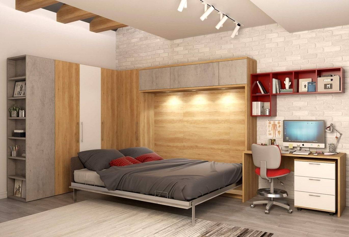 Шкаф-диван-кровать-трансформер – идеальное решение для малогабаритных квартир