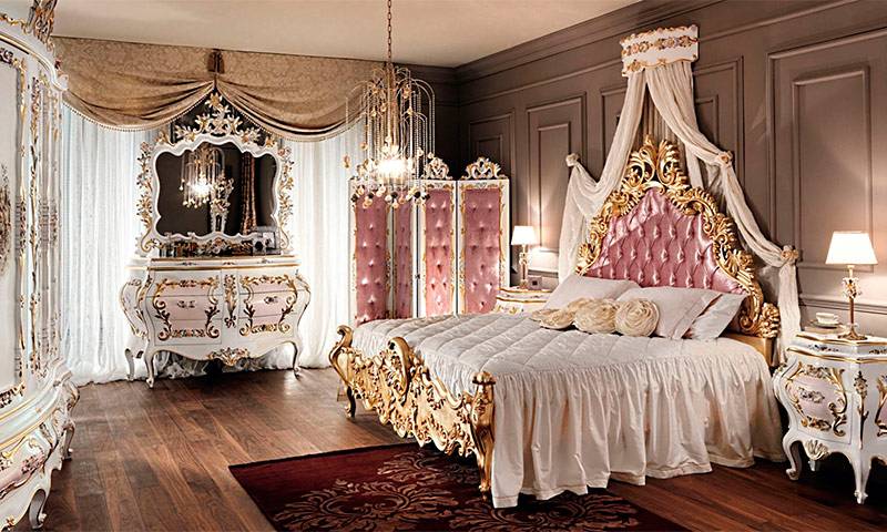 Королевские опочивальни: 20 роскошных спален с прекрасными интерьерами