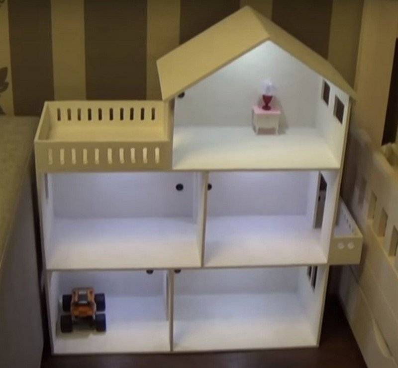 Кукольный домик для дочурки своими руками | страна мастеров