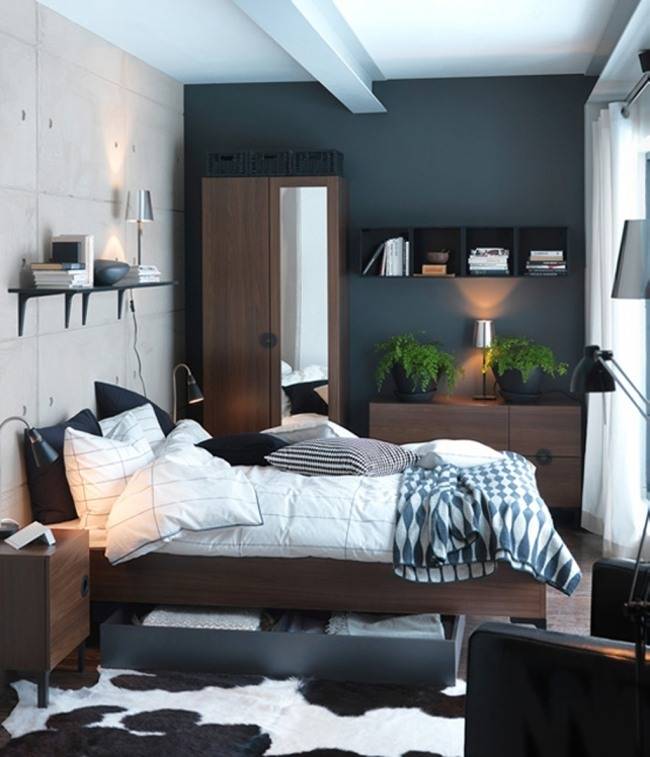 Дизайн маленькой гостиной-спальни (40 фото): интерьер комнаты 12-13, идеи