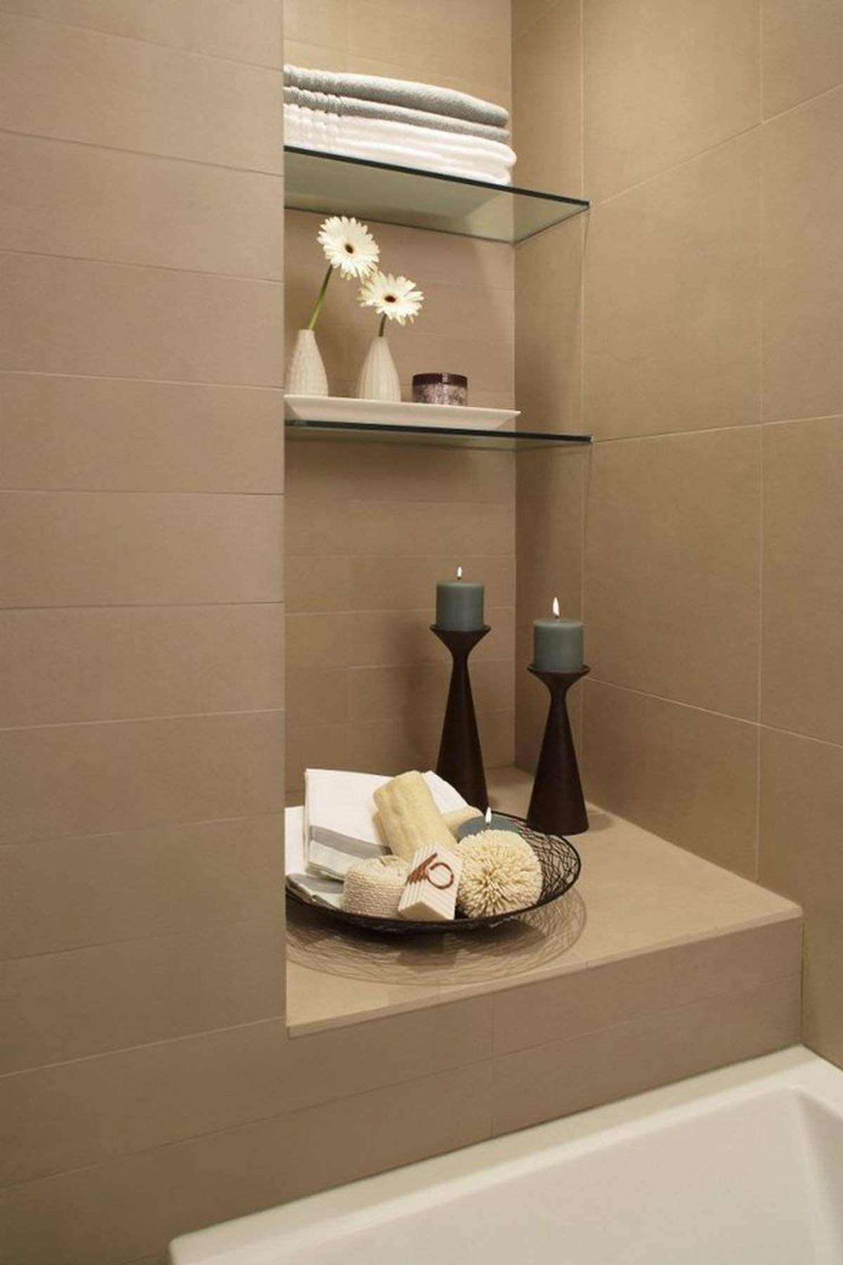 Полки для ванной комнаты - фото лучших новинок в интерьере