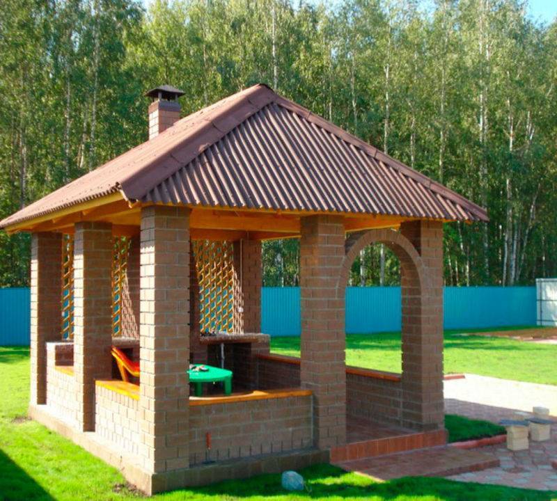 Беседки: >100 чертежей, размеров и пошаговых фото сборки.