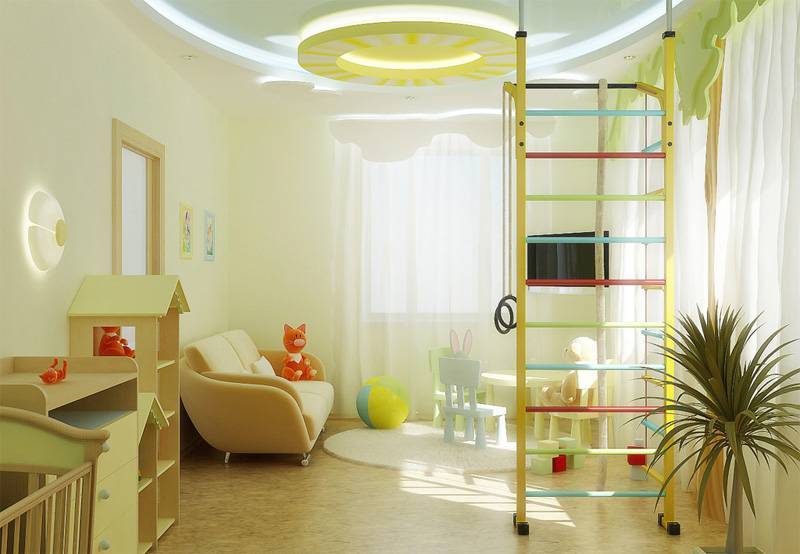 Правильное освещение в детской комнате (70 фото)