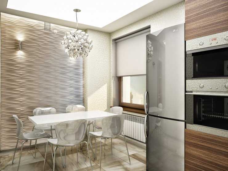 Кирпич в интерьере кухни, дизайн с декоративным белым кирпичем, отделка фартука для кухни