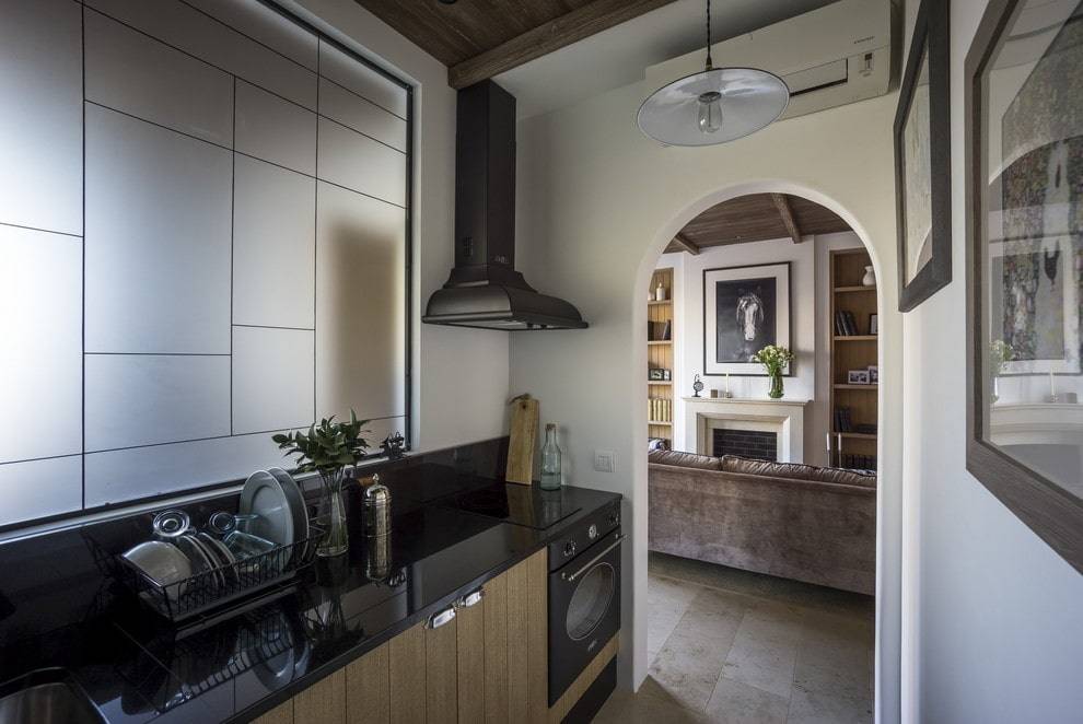 Арки на кухню (44 фото): полуарки из гипсокартона вместо двери между кухней и комнатой, деревянные арки и другие варианты в квартире
