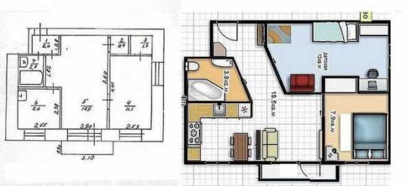 Дизайн однокомнатной квартиры площадью 30 кв. м без перепланировки