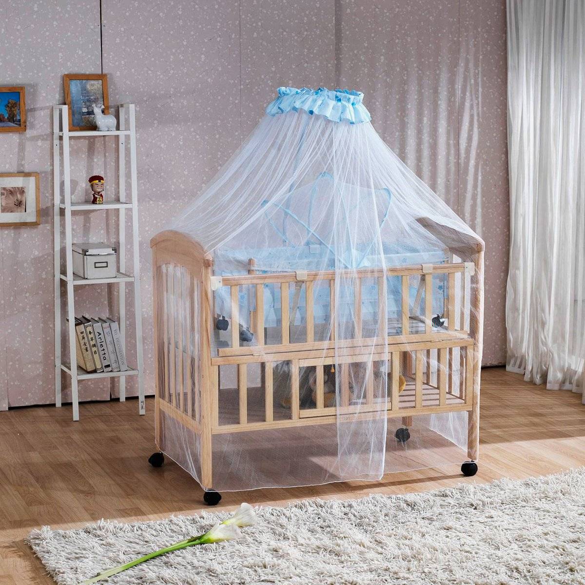 Варианты выбора дизайна и стиля балдахина для детской кровати
