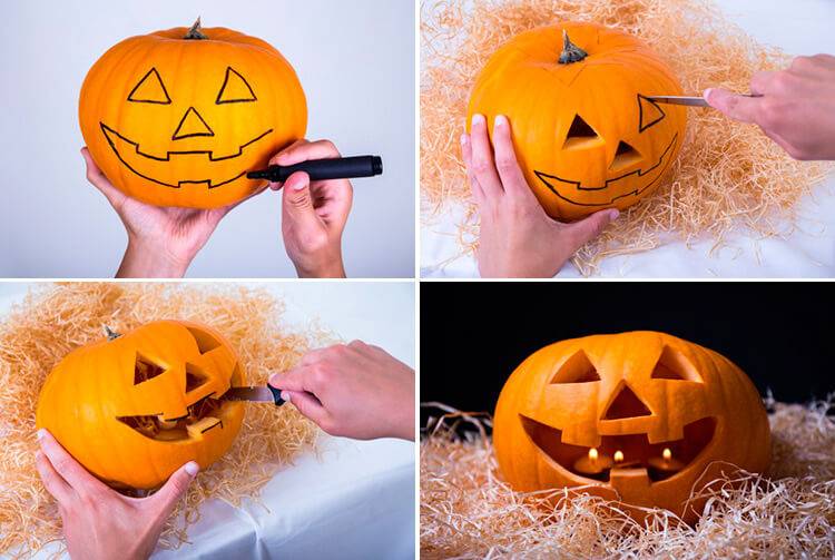 Как сделать тыкву на хэллоуин своими руками в 2018: пошаговые фото, видео