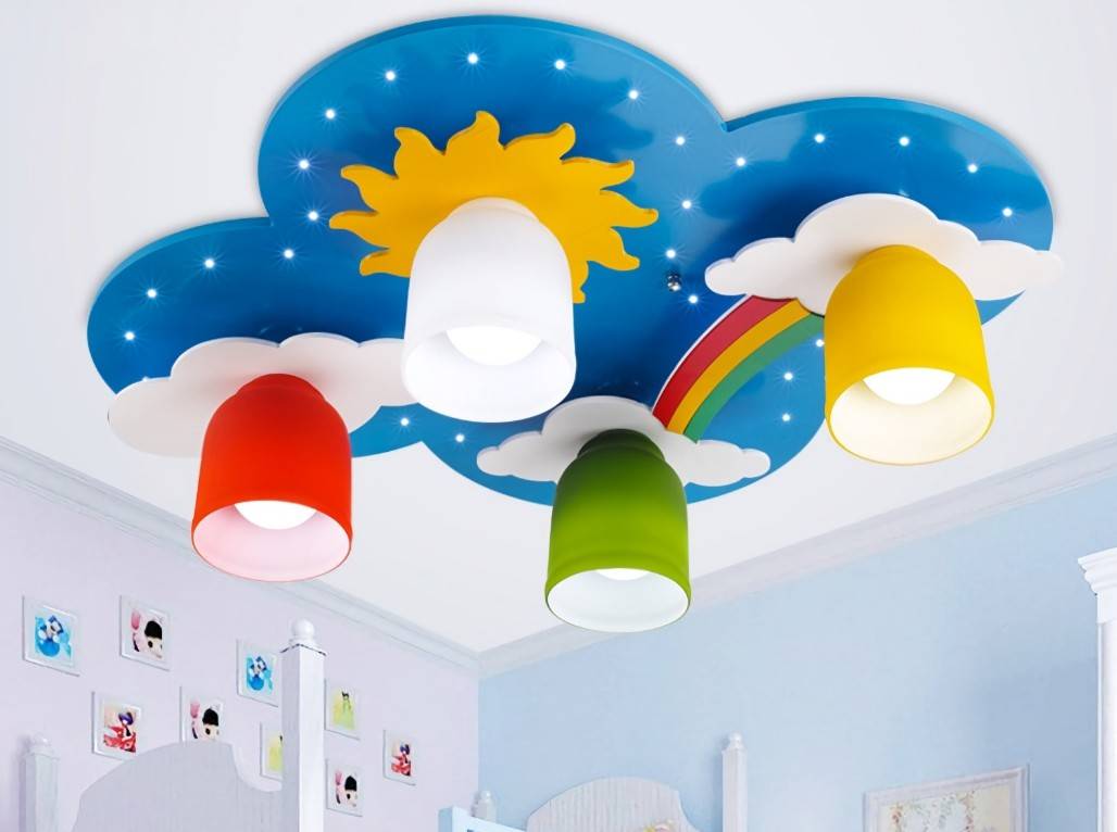 Освещение в детской комнате в 20 примерах, грамотное расположение источников света