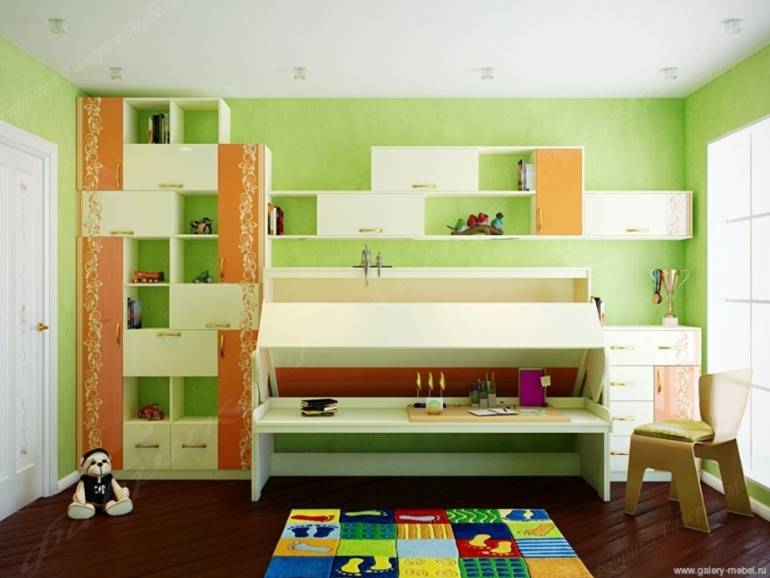 Детская кровать-трансформер – идеальный вариант для малогабаритной квартиры