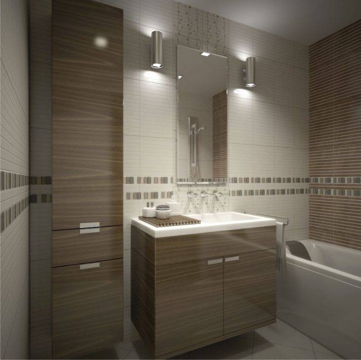 Дизайн маленькой ванной без унитаза (15 фото)