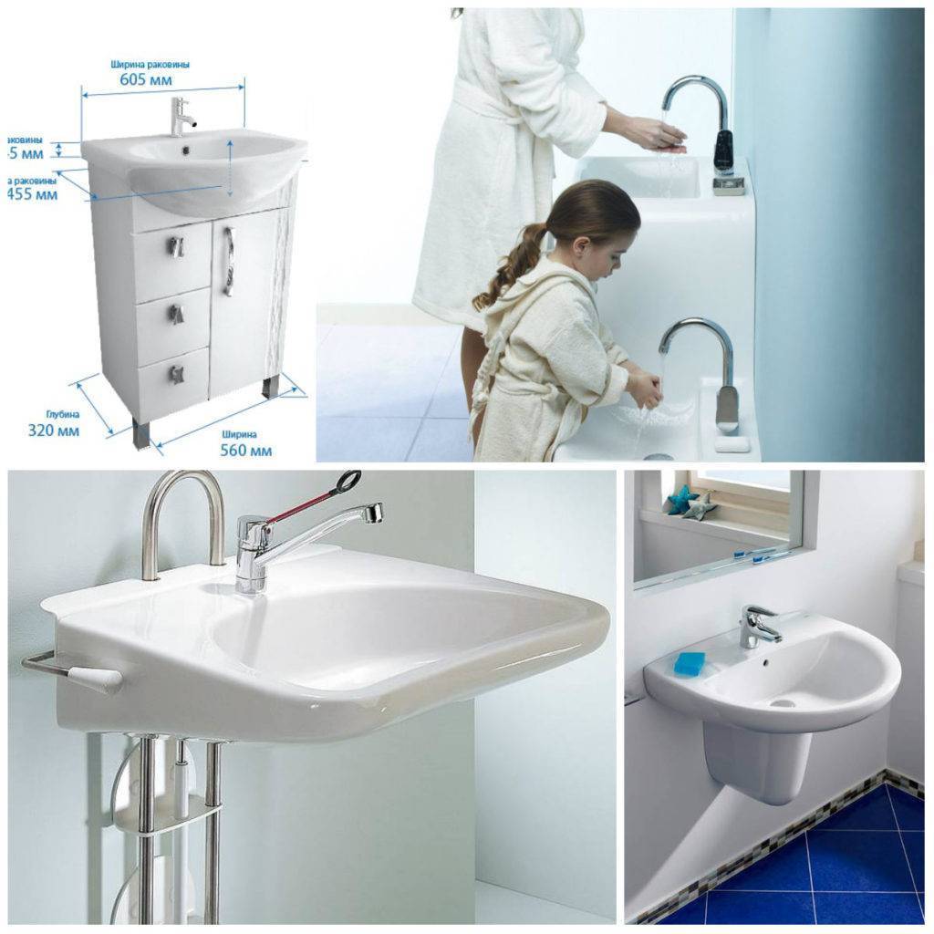 Высота установки раковины в ванной – стандарт, госты и рекомендации по монтажу