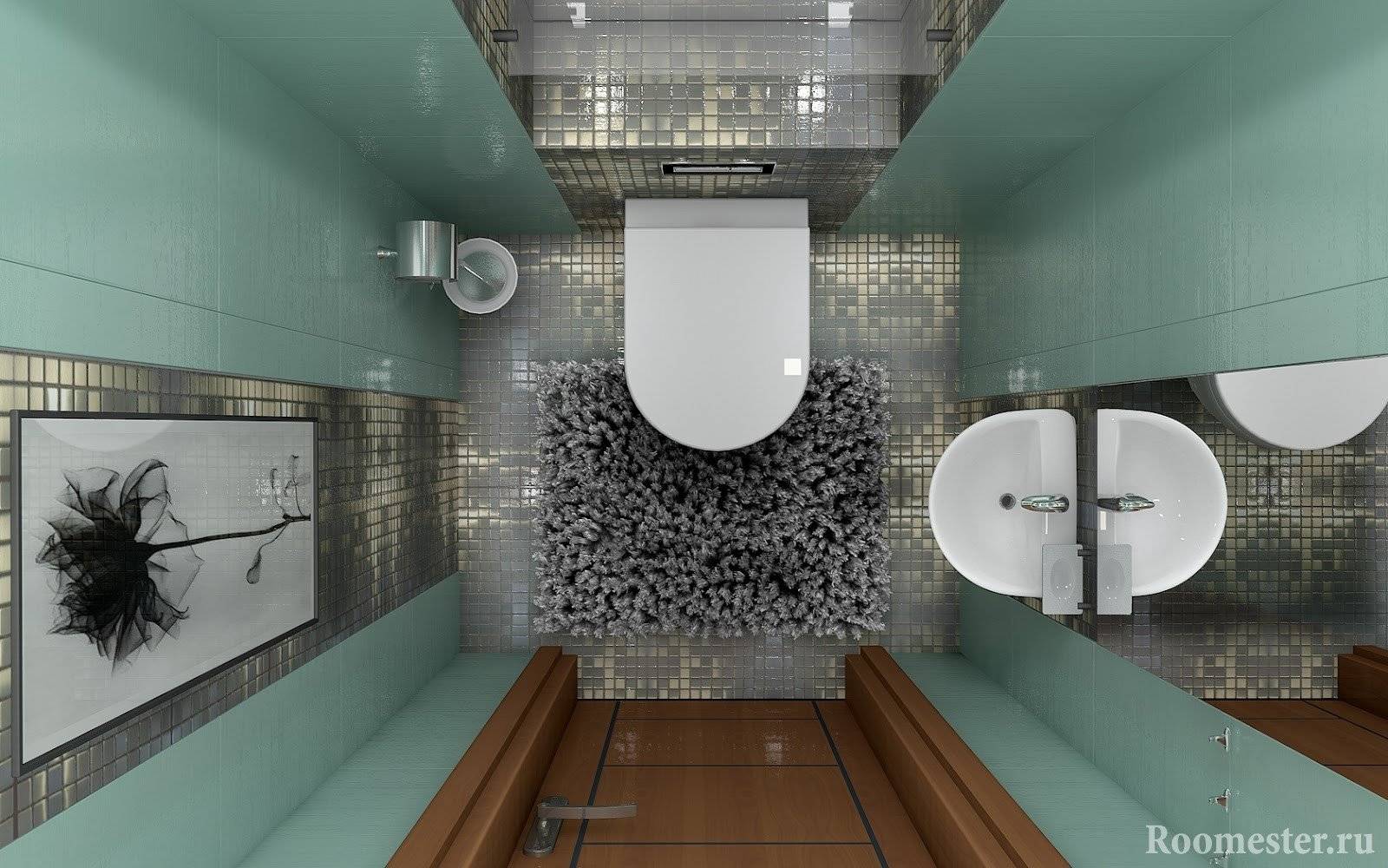 Отделка туалета (92 фото): варианты отделки стен санузла в квартире, чем отделать стены кроме плитки, маленький туалет с ламинатом
