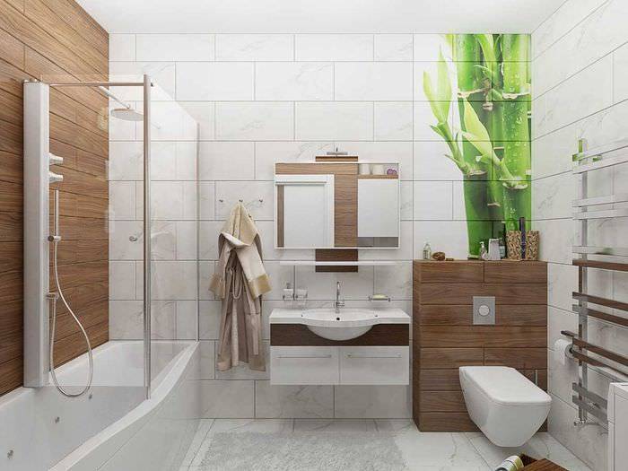 Дизайн ванной комнаты с туалетом - 125 фото примеров и советов реализации дизайнов