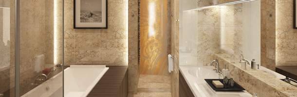 Бежевая ванная комната - 145 фото лучших решений и вариантов дизайна с бежевым цветом