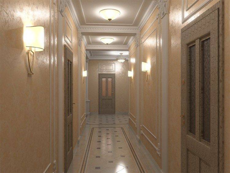 Потолочные светильники в прихожую (33 фото): модные коричневые модели 2021 для коридора