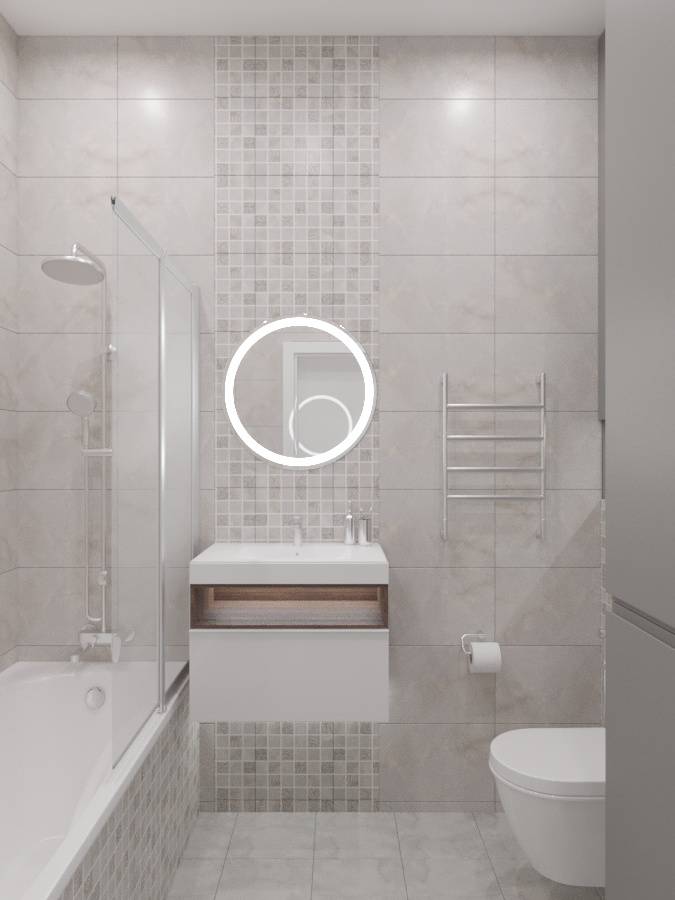 Как выполняется отделка ванной комнаты мозаикой своими руками