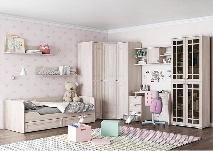 Шкаф в детскую комнату: виды, материалы, цвет, дизайн, расположение, примеры в интерьере