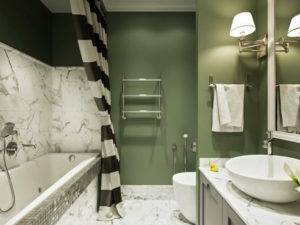 Маленькая ванна 4 квадратных метра: обустройство и отделка, современный дизайн