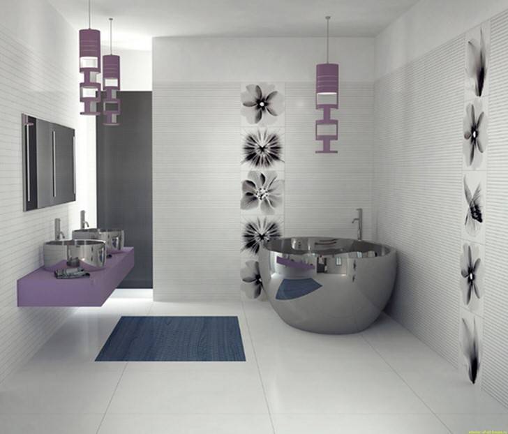 Дизайн ванной в стиле хай-тек: фото, идеи и интерьер | wergin.ru