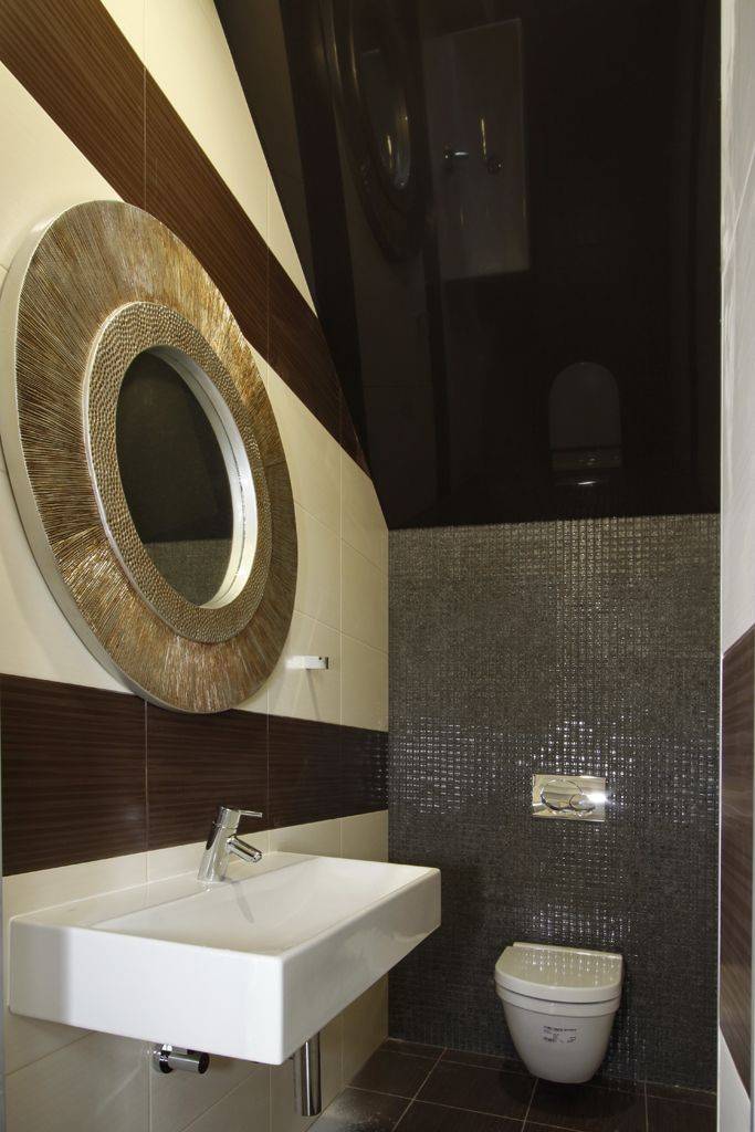Потолки в ванной комнате (55 фото), варианты дизайна потолков в ванной